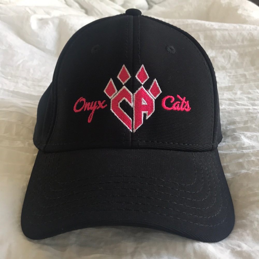 Black and pink Cheer Athletics Onyx Cats hat